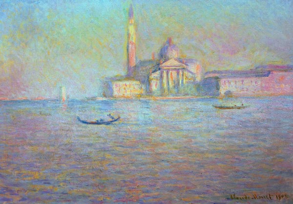 The Church of San Giorgio Maggiore, Venice de Claude Monet