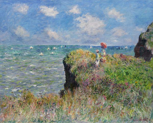 Cliff Walk at Pourville de Claude Monet