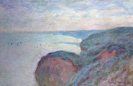 Cliffs near Dieppe de Claude Monet
