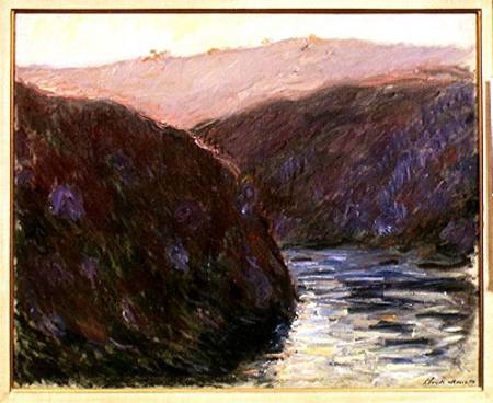 The Creuse Valley, Evening Effect de Claude Monet