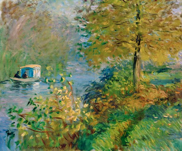 Le bateauatelier de Claude Monet