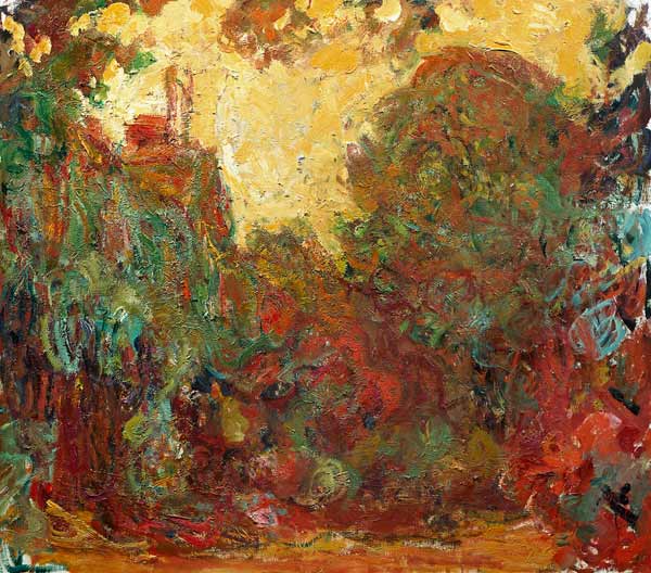 The House seen from the Rose Garden de Claude Monet