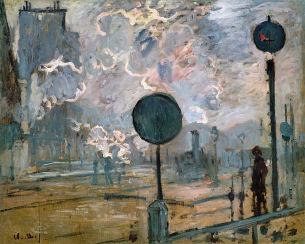 Der Bahnhof Saint-Lazare (Le Signal) de Claude Monet