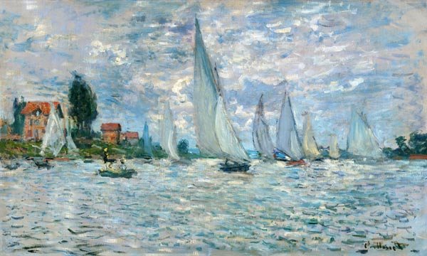 The Boats, or Regatta at Argenteuil de Claude Monet