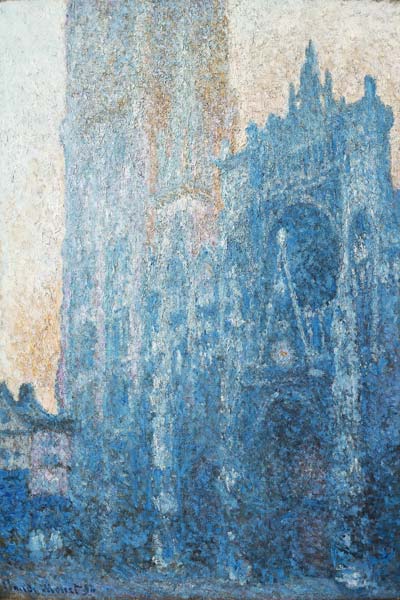 The Portal of the Rouen Cathedral in Morning Light de Claude Monet