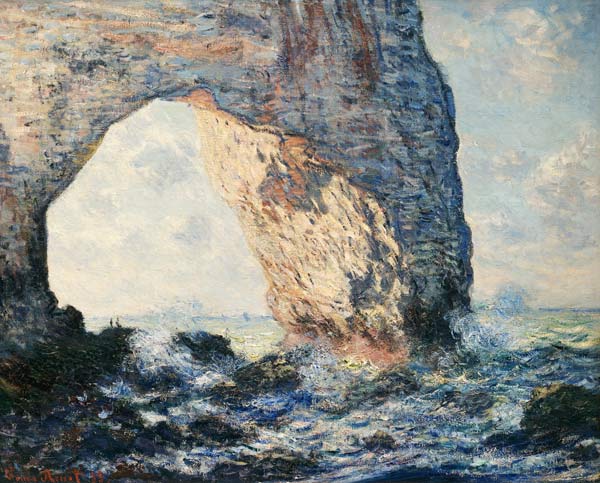 Manneporte at Étretat de Claude Monet