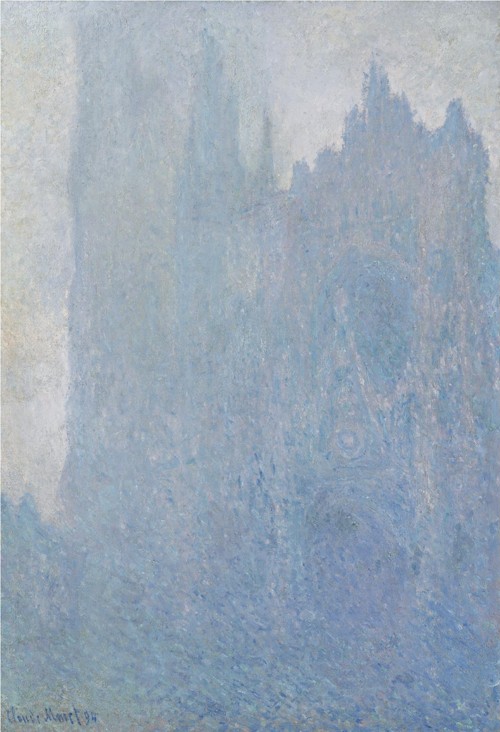The Rouen Cathedral in fog de Claude Monet