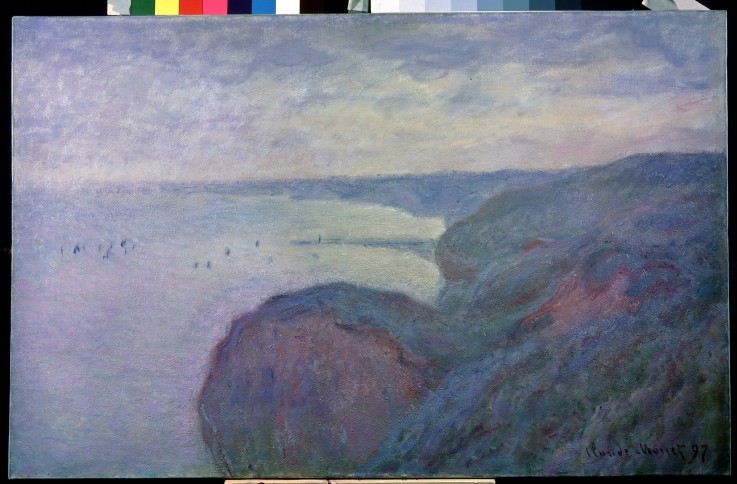Steep Cliffs near Dieppe de Claude Monet