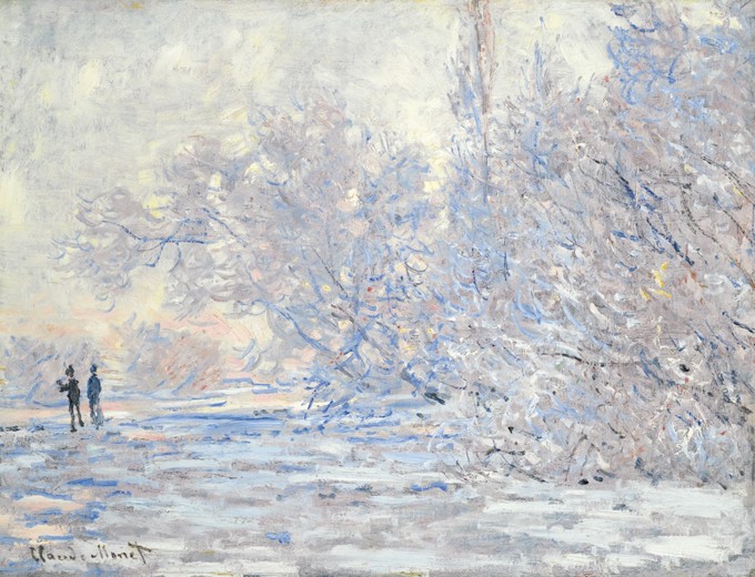 Frost in Giverny (Le Givre à Giverny) de Claude Monet