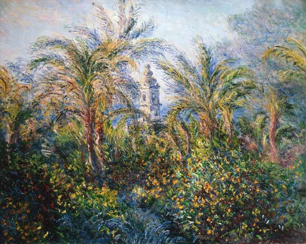 Garden in Bordighera, Impression of Morning de Claude Monet