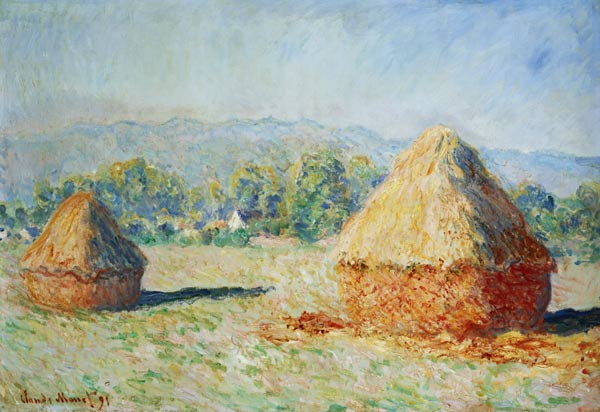 Haystacks, Morning Effect de Claude Monet