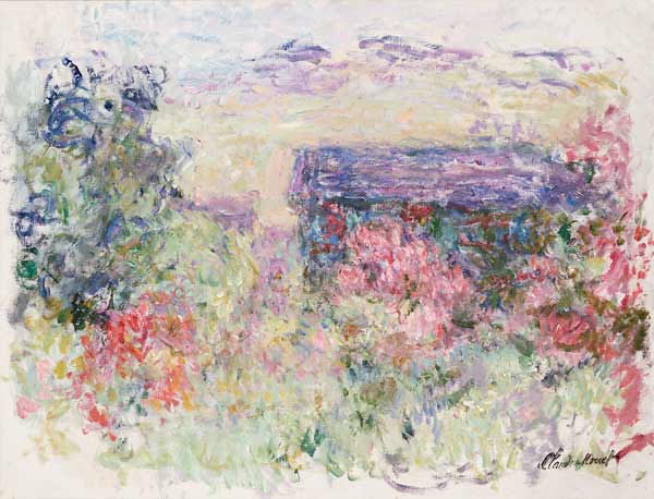 The House Through the Roses, c.1925-26 de Claude Monet