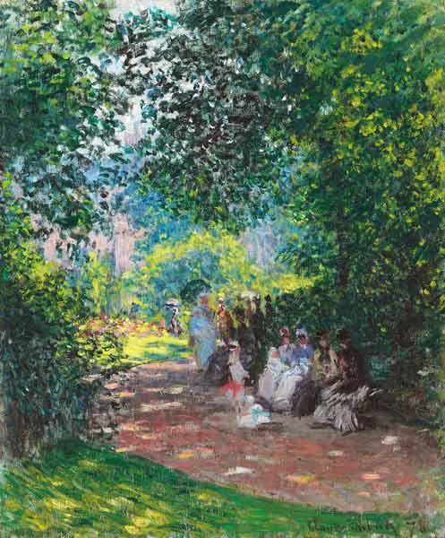 Im Park Monceau (Au Parc Monceau) de Claude Monet