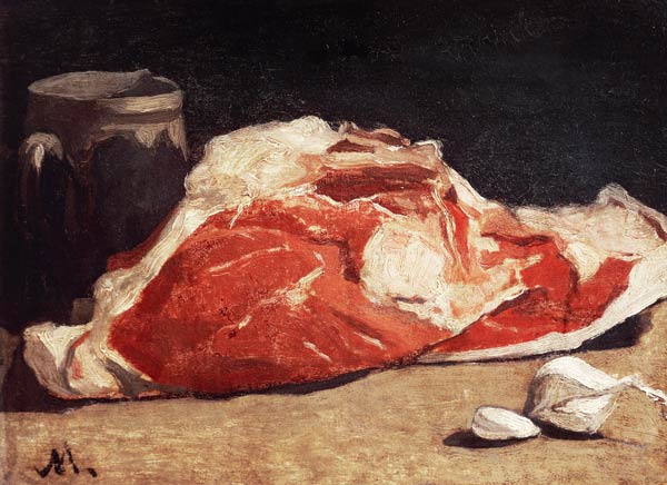 Still Life, the Joint of Meat de Claude Monet