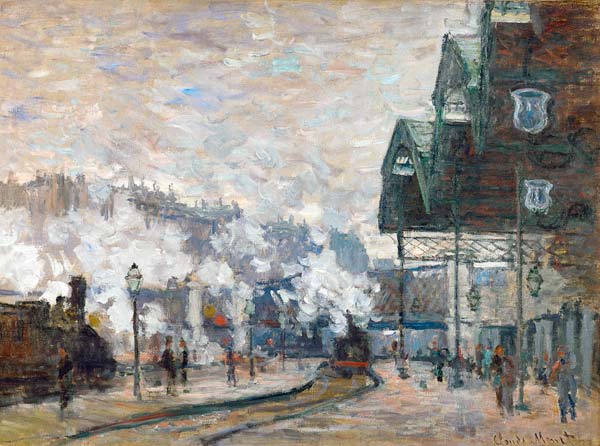 Gare Saint-Lazare, Paris de Claude Monet