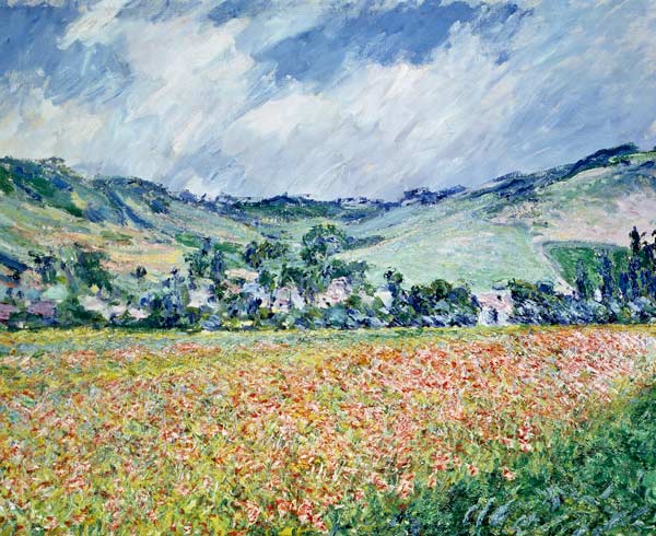 The Poppy Field near Giverny de Claude Monet