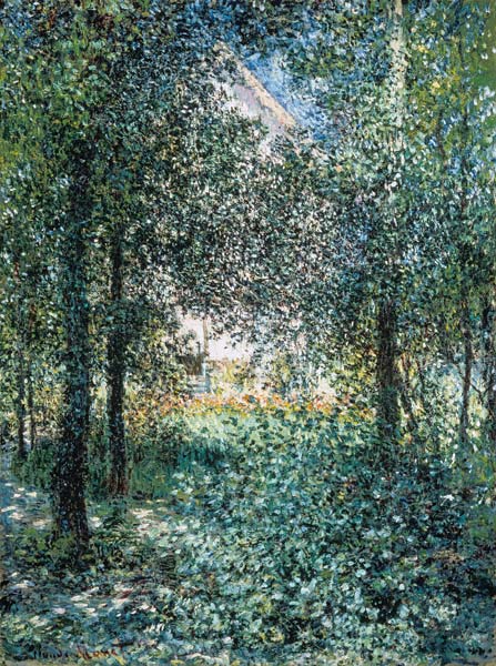 Bushes in the garden of Argenteuil de Claude Monet