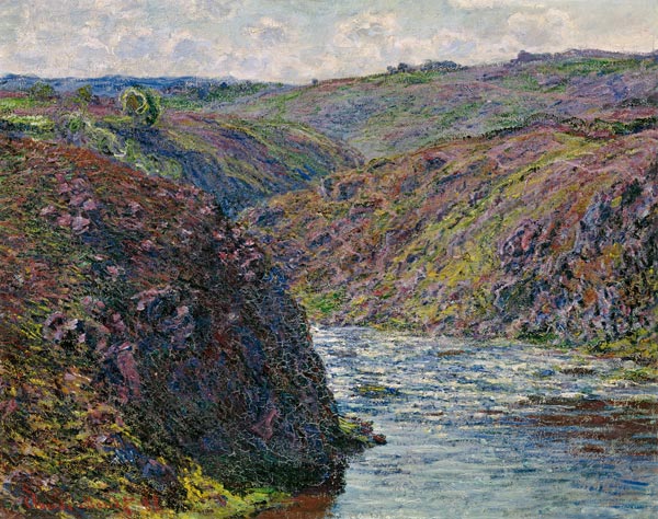 Ravines of the Creuse at the End of the Day de Claude Monet
