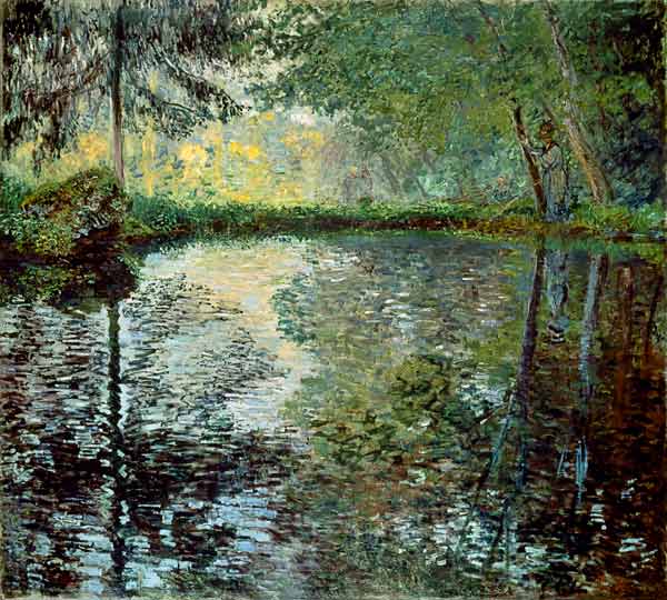 Estanque en el parque de Montgeron de Claude Monet