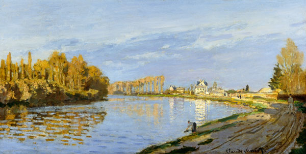 The Seine at Bougival de Claude Monet