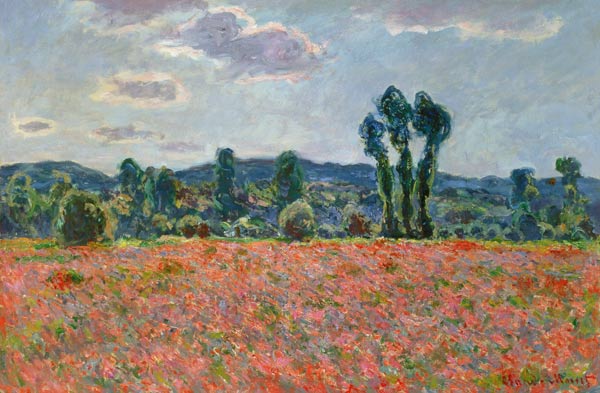 Poppy Field de Claude Monet