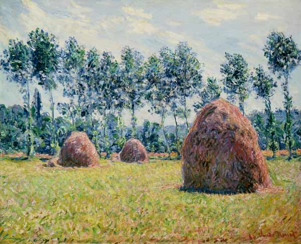 Haystacks at Giverny de Claude Monet