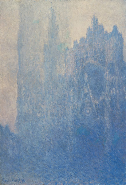 Rouen Cathedral, Foggy Weather de Claude Monet