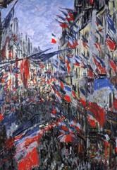 Rue St. Denis on June 30th de Claude Monet
