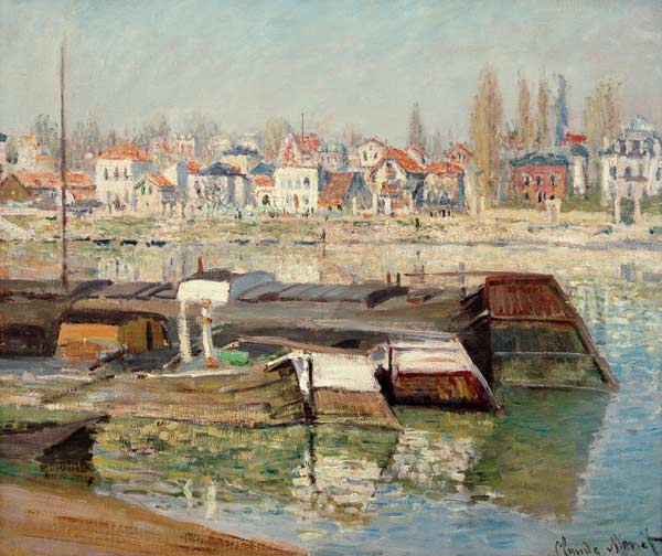 Seine at Asnieres de Claude Monet