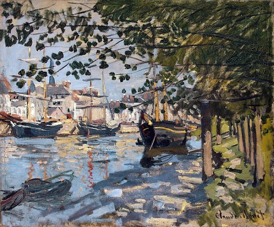Seine at Rouen de Claude Monet