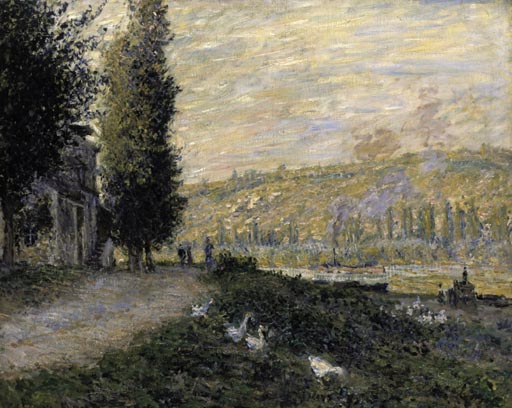 Seineboeschung bei Lavacourt de Claude Monet