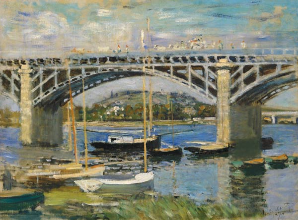 Seinebrücke in Argenteuil de Claude Monet