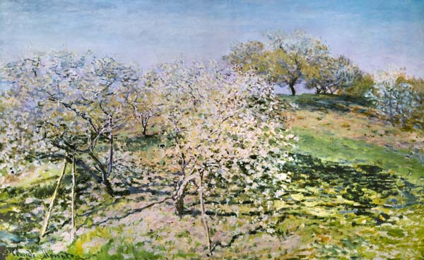 C.Monet, Spring, flowering apple trees. de Claude Monet