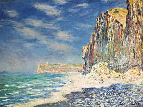 Steilküste bei Fécamp (Falaise près de Fécamp) de Claude Monet