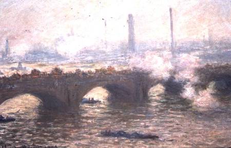 Study of Waterloo Bridge at Dusk de Claude Monet