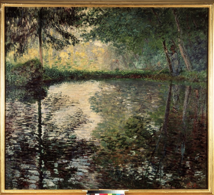 Pond at Montgeron de Claude Monet