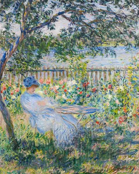 The Terrace at Vétheuil de Claude Monet