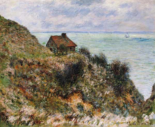 The Customs Officers' Hut at Pourville de Claude Monet
