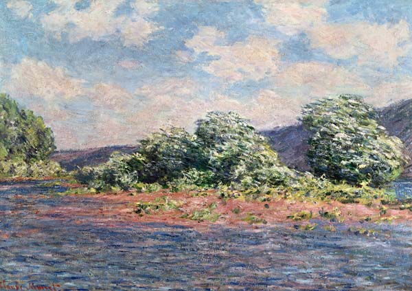 The Seine at Port-Villez de Claude Monet