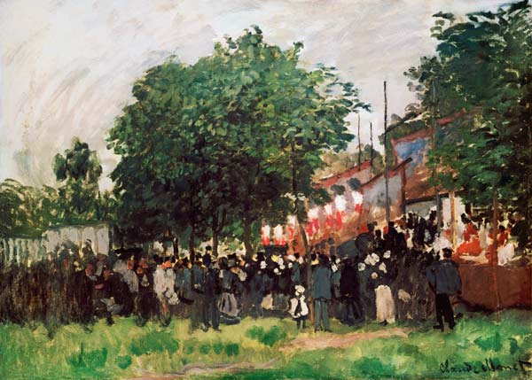 The Fourteenth of July (Bastille Day) de Claude Monet