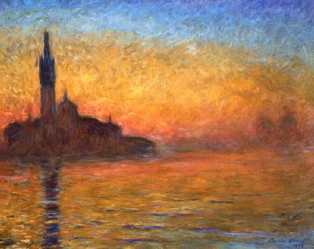 San Giorgio Maggiore en el crepúsculo