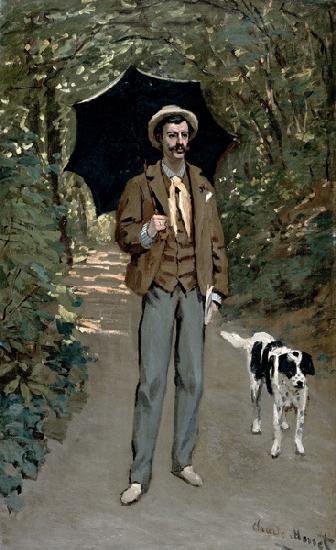 Portrait de Victor Jacquemont au para– sol