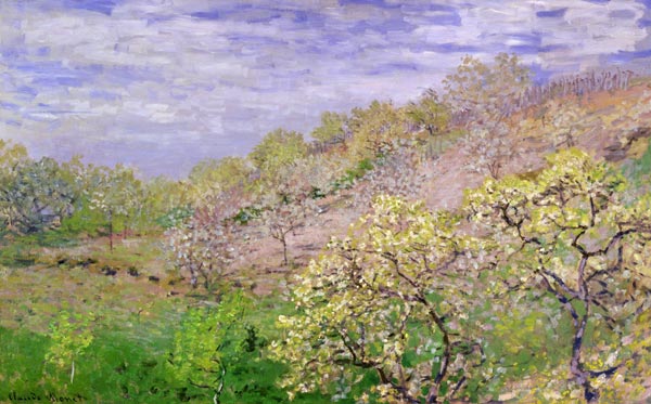 Trees in Blossom de Claude Monet