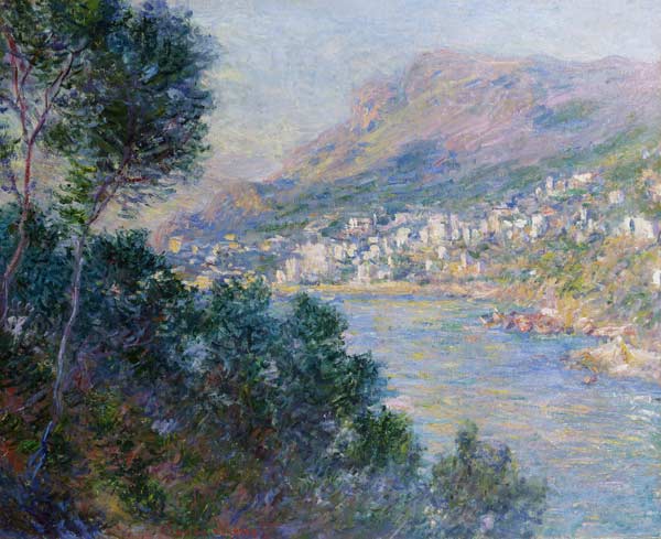 Monte Carlo, Vue du Cap Martin de Claude Monet