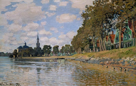 Zaandam (Holland) de Claude Monet