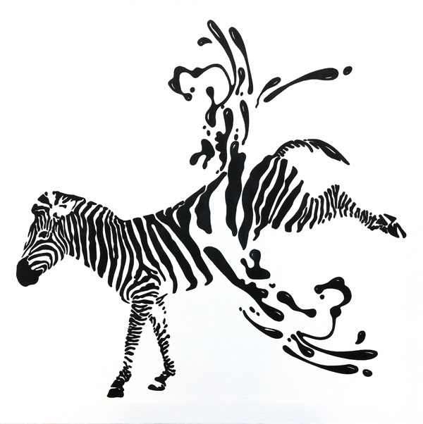 Abgestreift / Zebra de Claudia Elsner