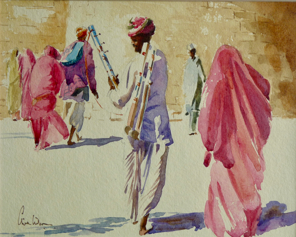 513 Jaisalmer, Pipe player de Clive Wilson Clive Wilson