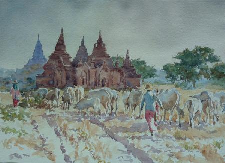 928 Bagan, homewards herding