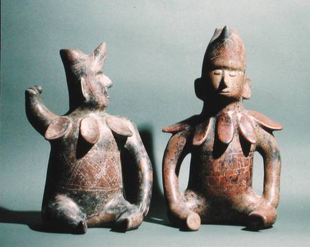 Two Statuettes from Colima, Mexico de Colima  Culture