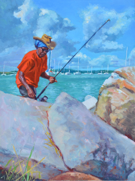 Red Fisherman de Colin Bootman